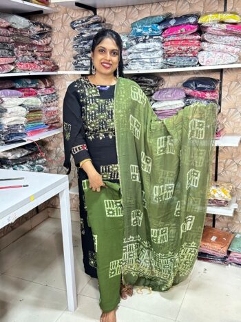 pure mul cotton batik 3 pc set