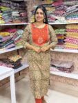 pure kalamkari cotton co ord set MD08