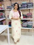 Rayon chickankari co ord set MD42