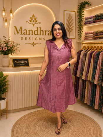 Imported fabric Dress MD66